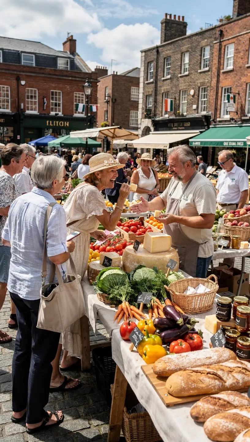 Adults socializing at a local meetup in Ireland